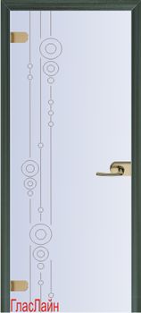 Белая стеклянная дверь Стеклянная дверь GlasLine GL-11