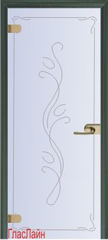 Белая стеклянная дверь Стеклянная дверь GlasLine GL-37