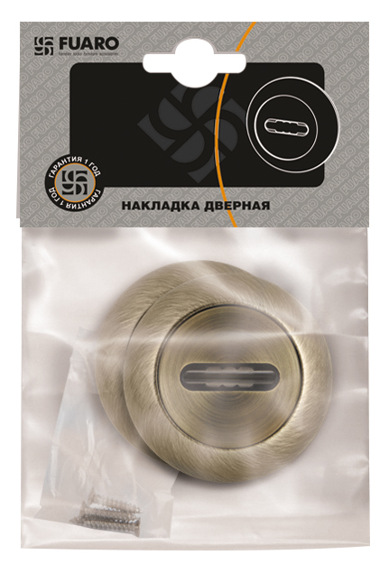 Накладка Fuaro (Фуаро) на сувальдный замок SC.R.RM54 (SC RM) CP-8 хром - Вид 3