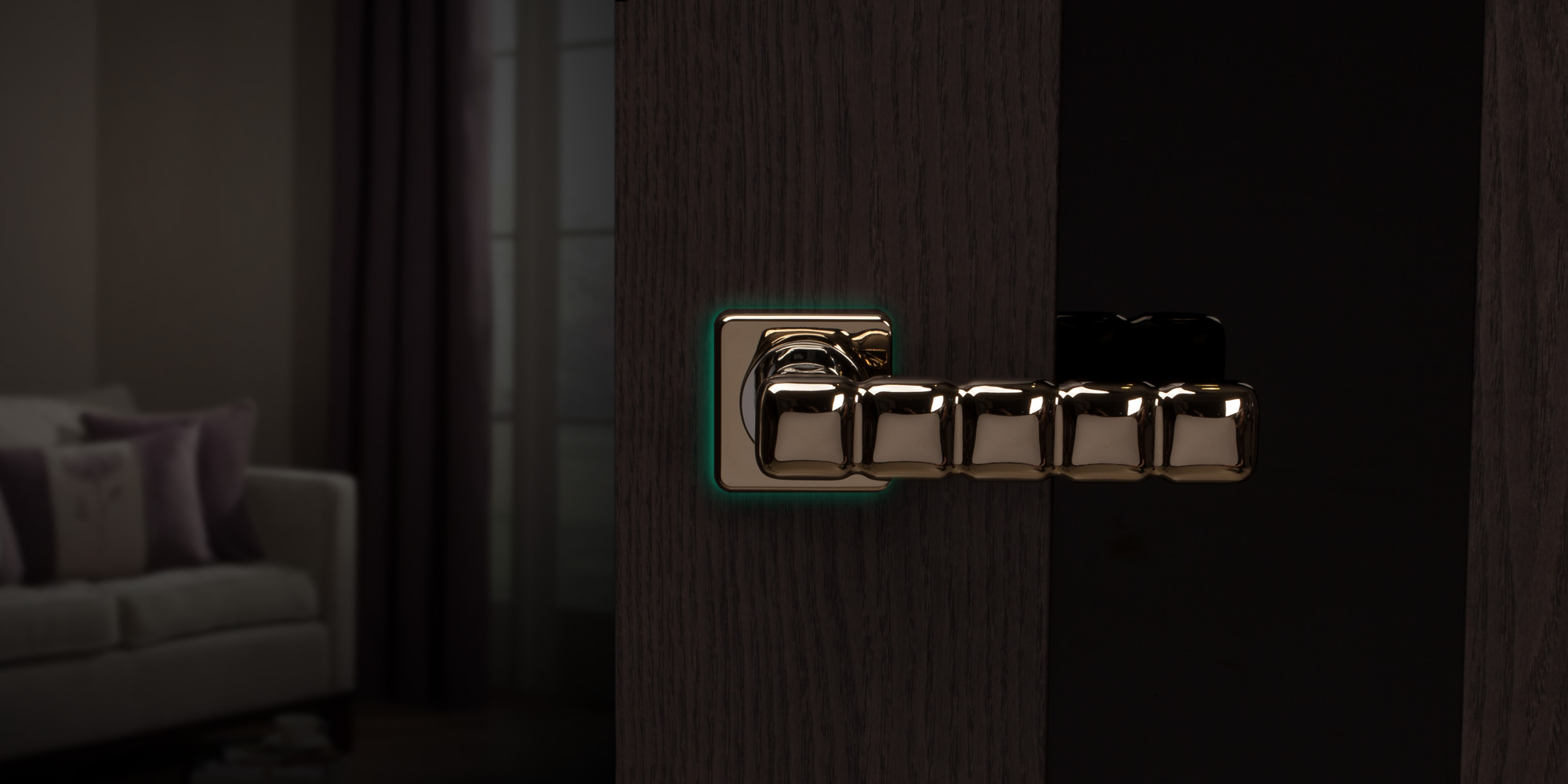 Ручка межкомнатная Arco C202 P.CHROME - Вид 4