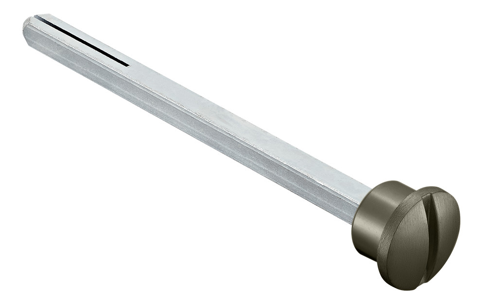 Четырехгранник LUX-SPINDLE-WC 110 ANT 110мм с кнопкой, цвет антрацит