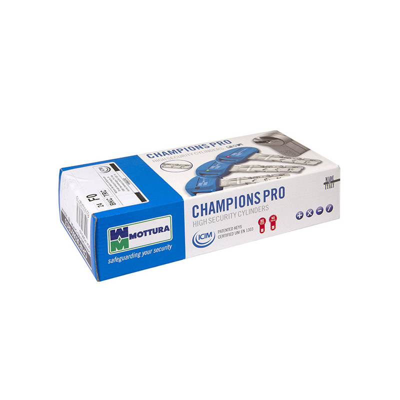 Цилиндровый механизм Mottura (Моттура) под вертушку (дл. шток) CP4P613101С5 (92 мм/56+10+26) МАТ.НИКЕЛЬ - Вид 2