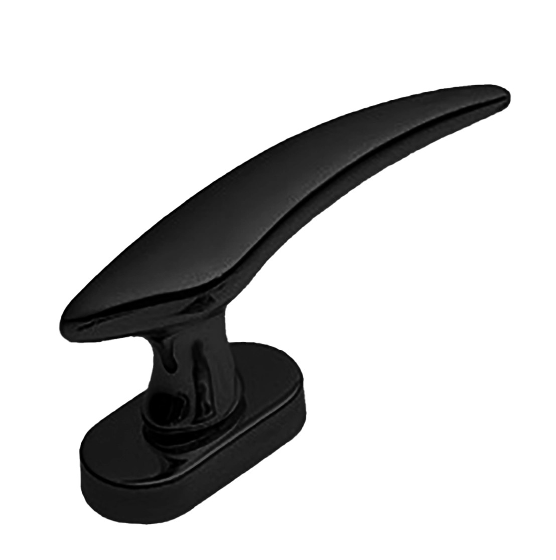 Ручка дверная BOLID W1 NERO-ST оконная с 4-х позицион. механизмом цвет черный soft touch