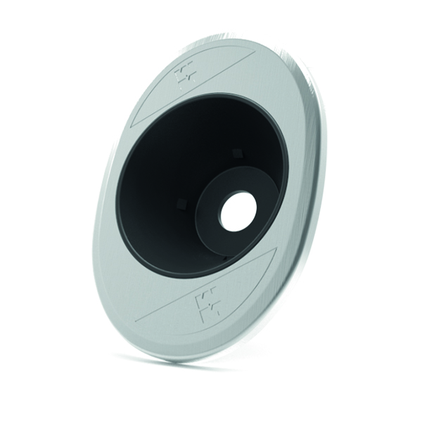 Накладка Mottura (Моттура) на замок 3D KEY, наружная 95.504A0 /глубина 20 (Мат. хром), 1 шт