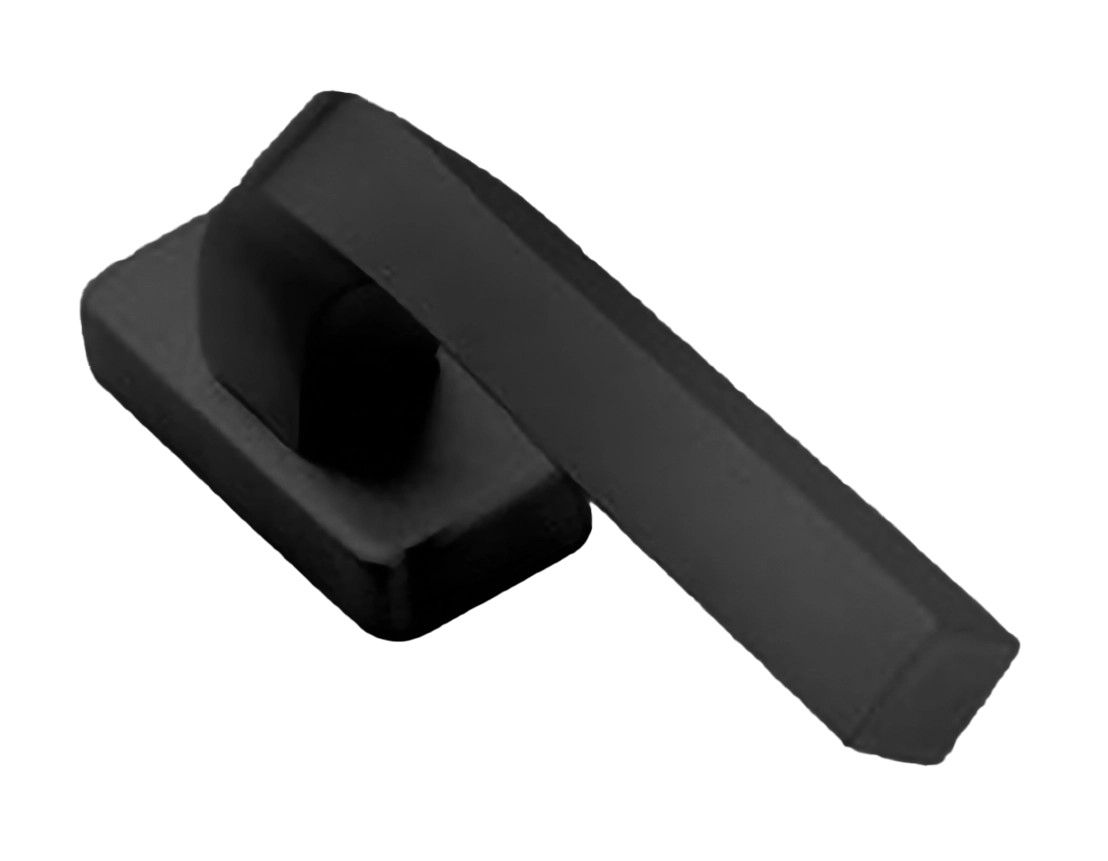 Ручка дверная TENDER W1 NERO-ST оконная с 4-х позицион. механизмом цвет черный soft touch