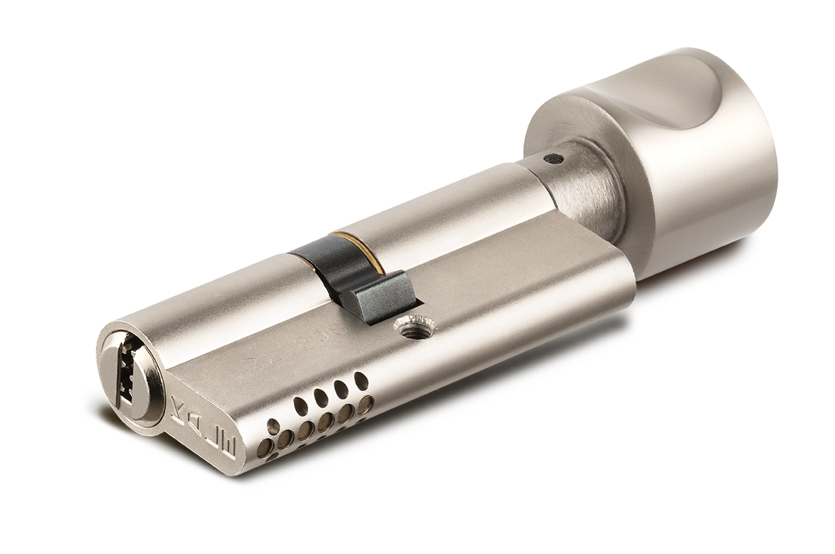Цилиндровый механизм Kale kilit (Кале килит) с вертушкой 164 OBS SCE/90 (40+10+40) mm никель 5 кл. new (164OBSSPE0009) - Вид 3