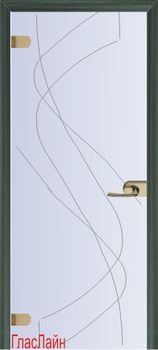 Стеклянная дверь GlasLine GL-22 для гардеробной