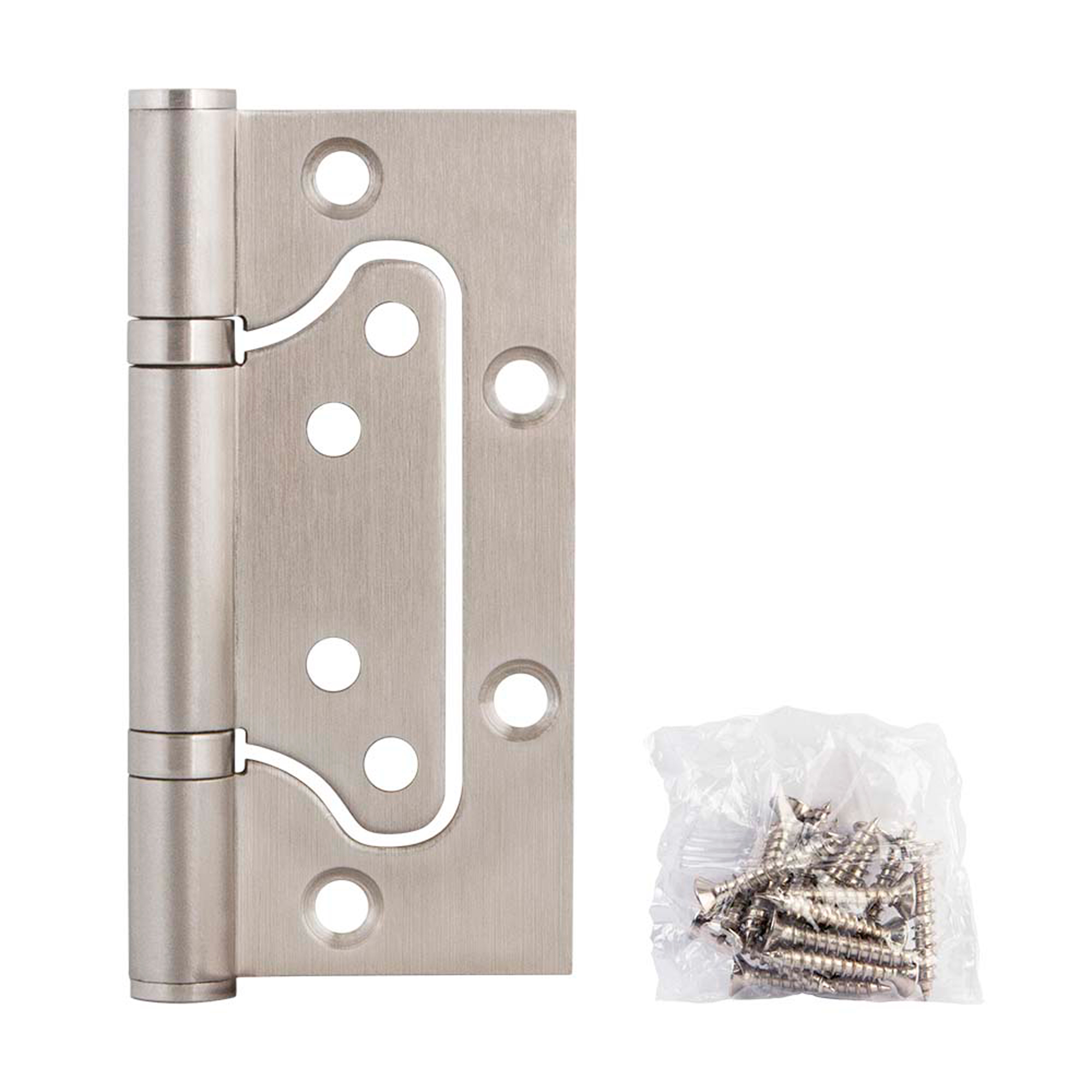 Петля Fuaro (Фуаро) из нержавейки универсальная без врезки IN4500W INOX 304 (500-2BB 100x2,5) - Вид 3