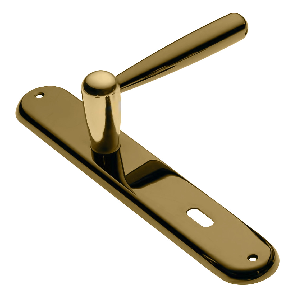 Ручка дверная на планке PINOKKIO PL OTL, цвет золото, латунь
