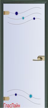 Стеклянная дверь Дверь с фьюзингом GL-8