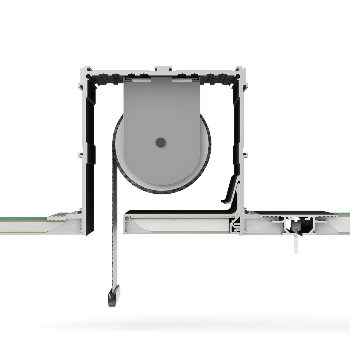 Теневой потолочный профиль для штор ROLL-BOX - Вид 4