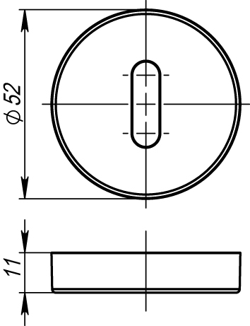 Накладка Armadillo (Армадилло) NORMAL PS URB CP-8 Хром 2 шт - Вид 2