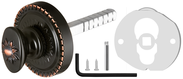 Ручка Armadillo (Армадилло) поворотная BKW8.R.CL55 (BKW8/CL) ABL-18 темная медь - Вид 4